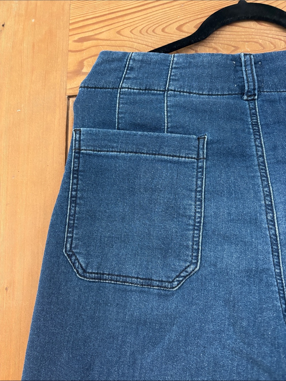 Maeve Colette Indigo Wide-Leg High Waist Jeans Size 30 - Picture 4 of 6